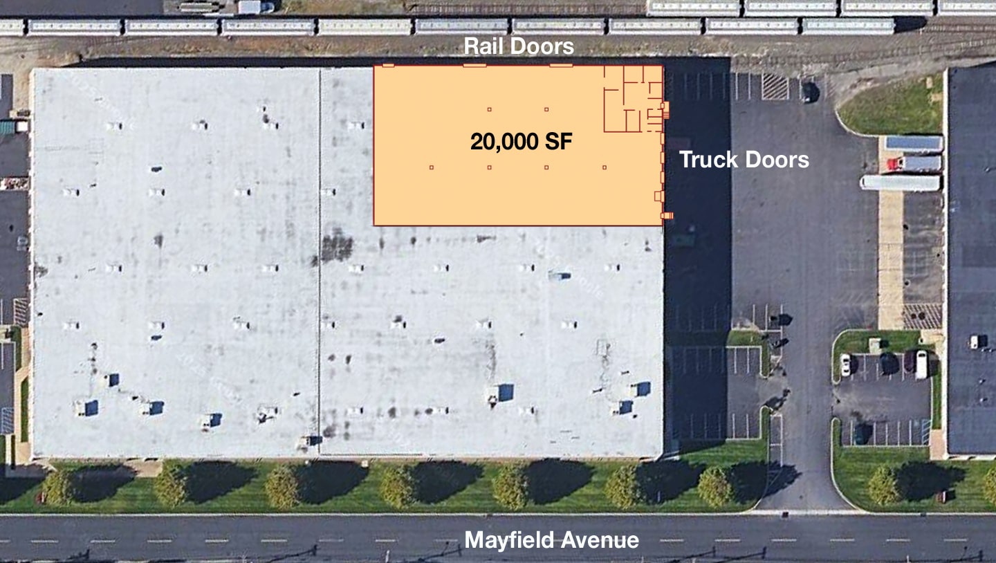 Rail to truck Cross dock Warehousing at Mayfield Ave Image 2